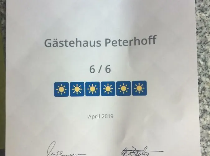 Gaestehaus Peterhoff Hotel 2*